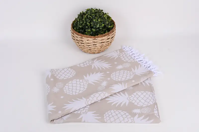 Bulk Order Towel, Guest Towel, Gift Towel, Personalized Bridesmaid Gift, 70x36 Cotton Pineapple Design Towel, Turkish Towel USA, Bridesmaid Gifts - 4