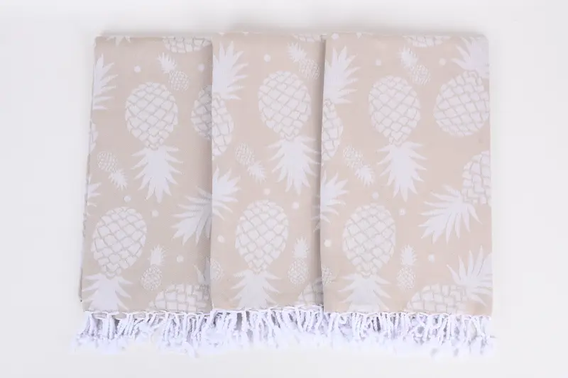 Bulk Order Towel, Guest Towel, Gift Towel, Personalized Bridesmaid Gift, 70x36 Cotton Pineapple Design Towel, Turkish Towel USA, Bridesmaid Gifts - 7