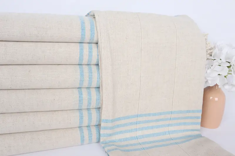 Best Beach Towel, 68x36 Linen Striped Towel, Peshtemal beach towel with unique design, Bachelorette Gifts, Bridal Party Gifts, Cotton towel - 2
