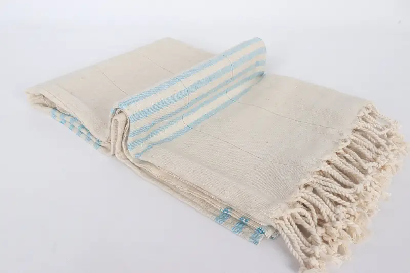 Best Beach Towel, 68x36 Linen Striped Towel, Peshtemal beach towel with unique design, Bachelorette Gifts, Bridal Party Gifts, Cotton towel - 6