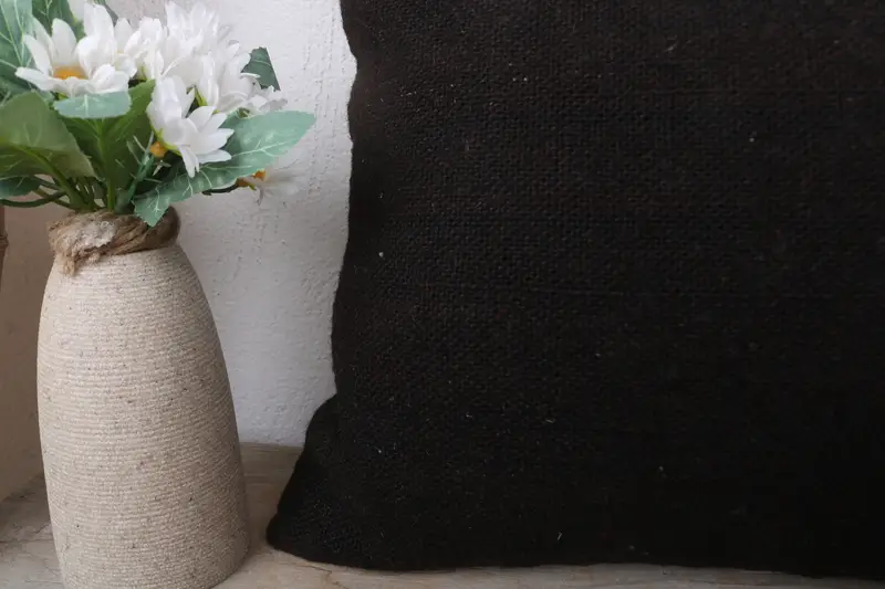 Kilim Yastığı, 12x24 Siyah Yastık Sham, Güneybatı Yastık Kapağı, Kilim Yastık Sham, Desen Atma Yastığı Kılıfı, Boho Yastığı, Yastık Sham - 3