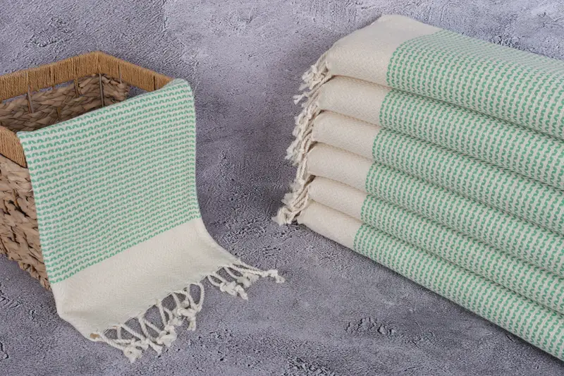 Turkish Tea Towel, Personalized Gift, Summer Towel, 40x20 Cotton Diamond Towel, Gift For Wedding Day, Personalized Gifts, Bachelor Party Favors - 3