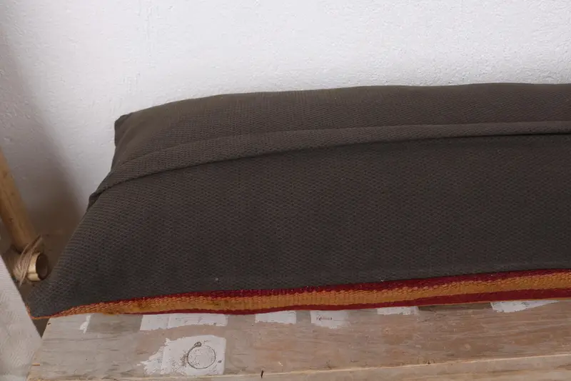 Cotton Pillow Sham, Ethnical Kilim Rug Pillow, Turkish Pillow, Turkish Kilim Pillow, Cushion Cover, 12x36 Red Pillow Cover, Neutral Pillow Sham - 7