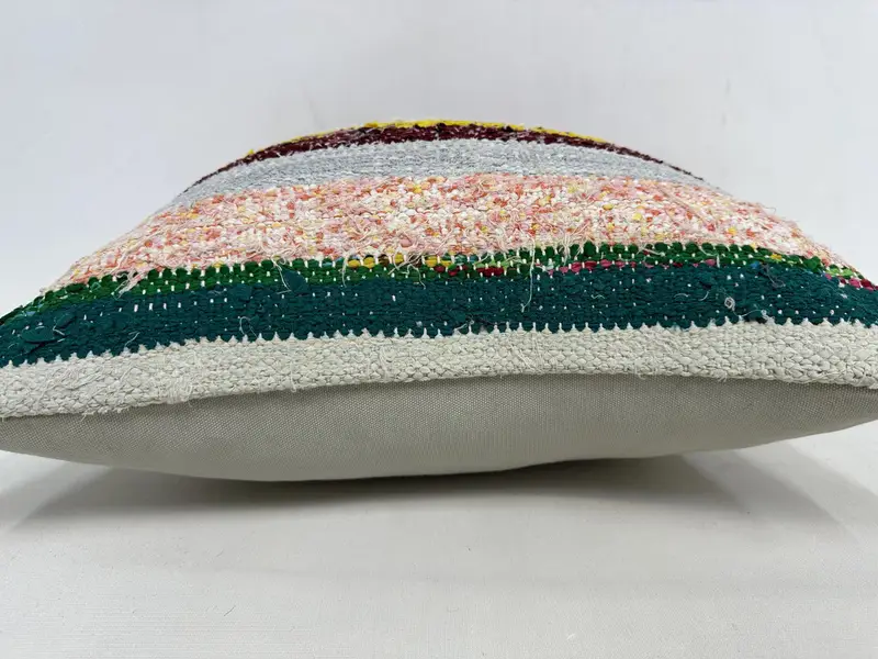 Pillow for Sofa, Gift Pillow, Ikat Cushion Case, Throw Kilim Pillow, Pillow, Ikat Pillow Sham, Luxury Cushion Cover, 20x20 Purple Cushion - 5