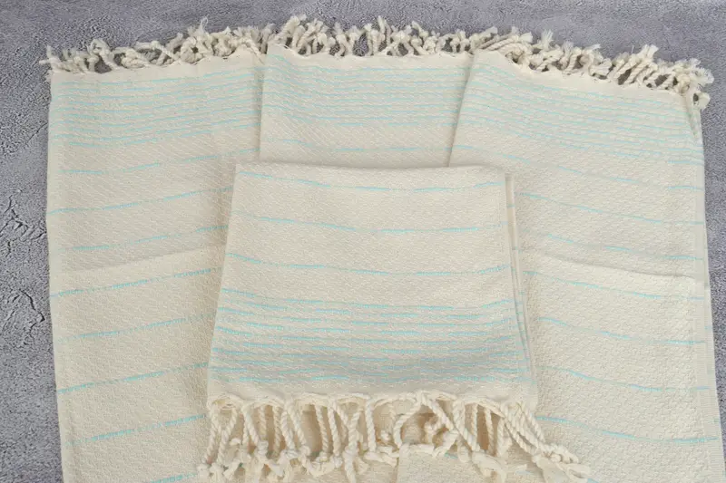 Best Wedding Gift, Turkish Hand Towel, Kitchen Towel, Organic Tea Towel, Custom Gift, Turkish Tea Towel, 36x18 Cotton Striped Design Towel - 4