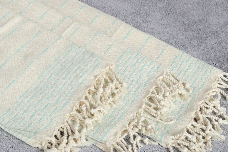 Best Wedding Gift, Turkish Hand Towel, Kitchen Towel, Organic Tea Towel, Custom Gift, Turkish Tea Towel, 36x18 Cotton Striped Design Towel - 5