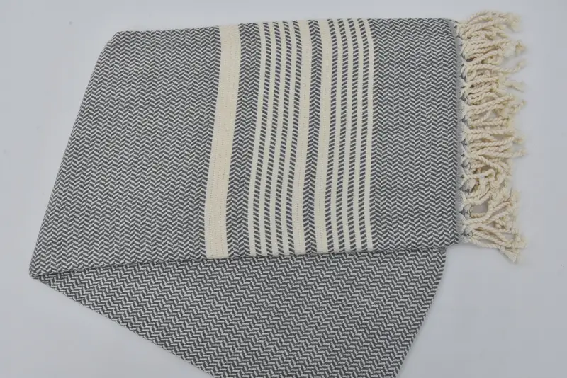 Scarf Towel, Bridal Shower Gift, Large Turkish Towel, Gift Towel, 70x40 Cotton Striped Towel, Lightweight towel, Florida Bachelorette Party Favors - 7