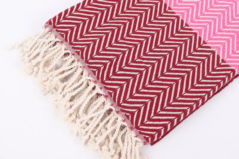 Hammam Towel USA, Personalized Wedding Gift, Bridal Shower Favor, Custom Gift, 70x40 Cotton Chevron Towel, Organic Cotton Towel, Turkish Towel Beach - 7