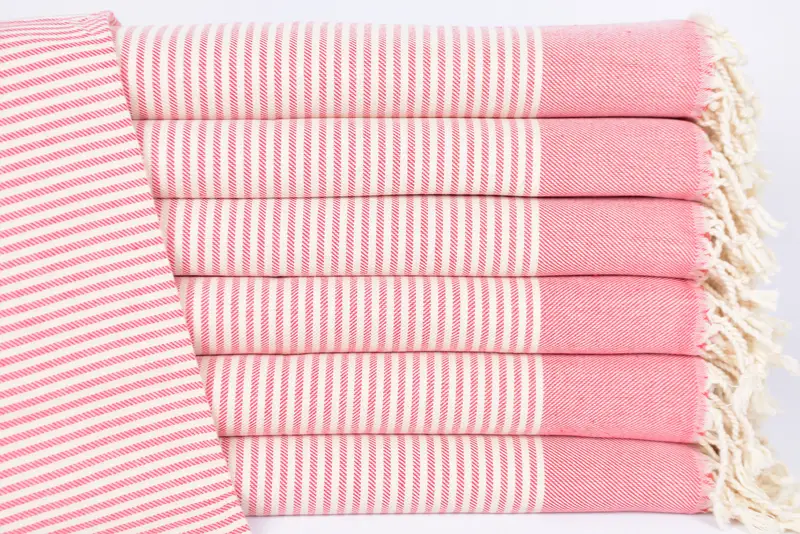 Travel Towel, Bathroom Towels, Personalized Kitchen Towel, Wedding Gift Kitchen Towel, Gift Towel, 40x24 Cotton Striped Towel, Small Bath Towels - 1