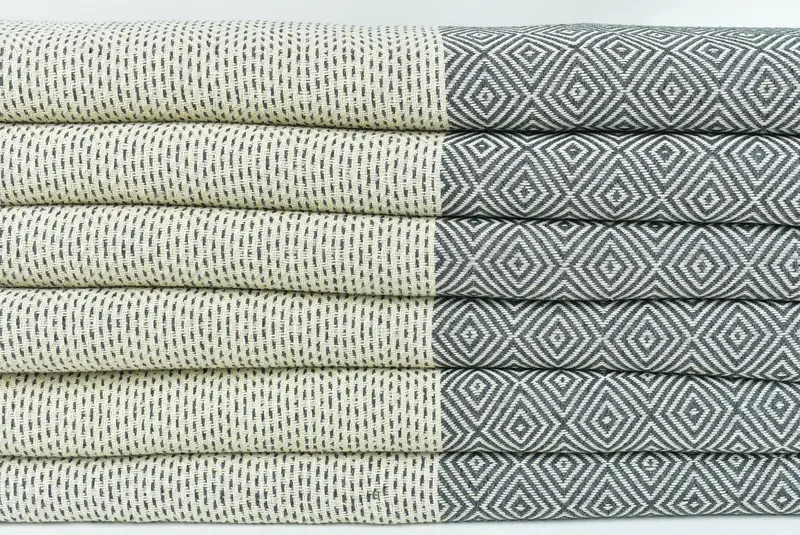 Gift For The Home Decor, Custom Blanket, Woven Throw Blanket, Gift For Boyfriend, 104x80 Cotton Diamond Towel, Wedding Favors, Girl Trip Party Favor - 2