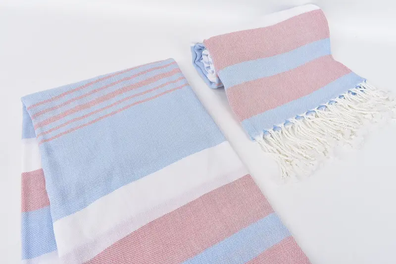 Personalized Gift, Personalized Wedding Gift For Couple, Peshtemal Towel USA, Personalized Bridesmaid Gift, Hammam towel, 70x40 Cotton Striped Towel - 7