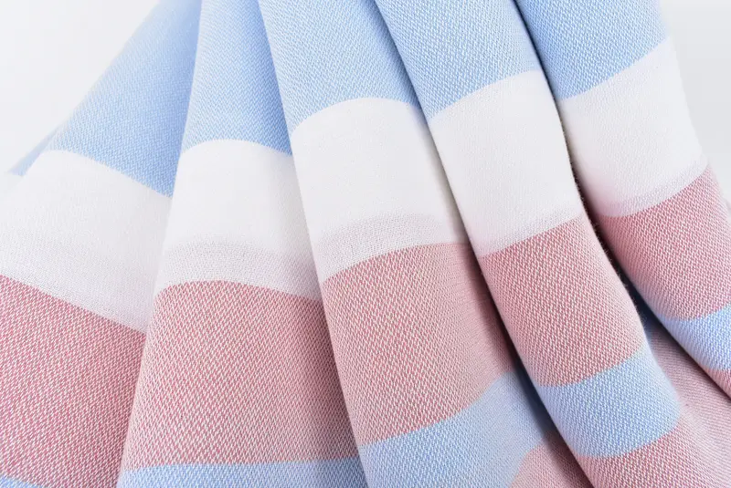 Personalized Gift, Personalized Wedding Gift For Couple, Peshtemal Towel USA, Personalized Bridesmaid Gift, Hammam towel, 70x40 Cotton Striped Towel - 5