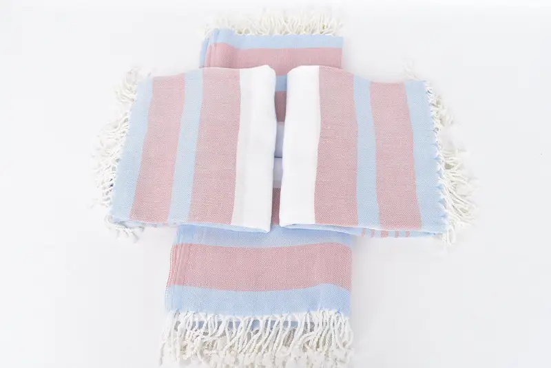 Personalized Gift, Personalized Wedding Gift For Couple, Peshtemal Towel USA, Personalized Bridesmaid Gift, Hammam towel, 70x40 Cotton Striped Towel - 6
