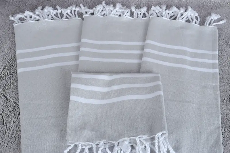 Monogram Hand Towel, Bridesmaid Gifts, Home Decor Gifts, 40x20 Cotton Striped Towel, Wedding Day Gift For Bride, Turkish Hand Towel, Handmade Gift - 4