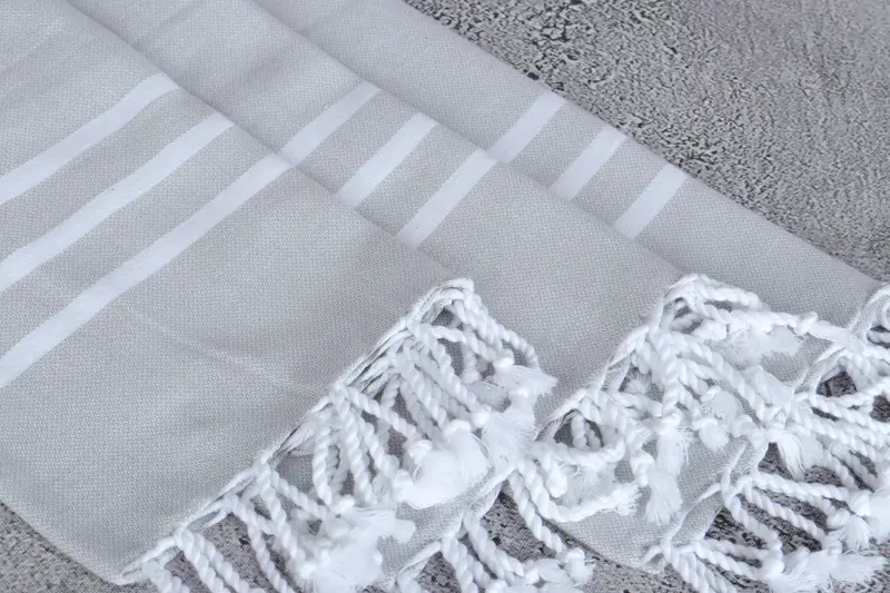 Monogram Hand Towel, Bridesmaid Gifts, Home Decor Gifts, 40x20 Cotton Striped Towel, Wedding Day Gift For Bride, Turkish Hand Towel, Handmade Gift - 5