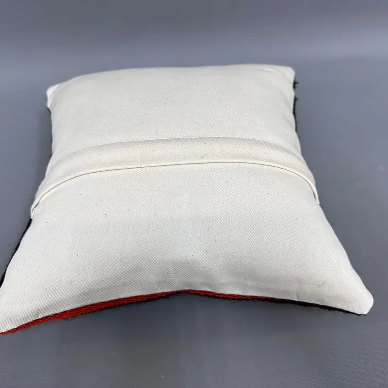 Shabby Chic Pillow Case, Kilim Cushion Sham, 12x12 Red Cushion Cover, Sofa Pillow Sham, Pillow Cover, Vintage Kilim Pillow, Kilim Pillow - 7