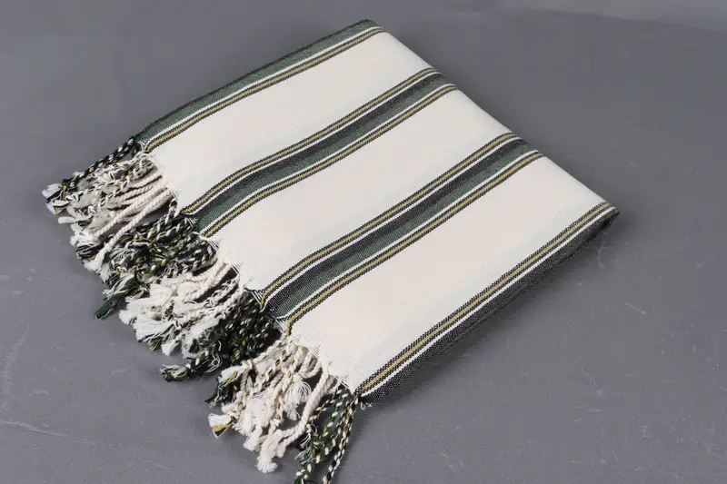 Home Decor Gifts, Customized Towels, Handwoven organic Turkish towel for spa, Personalized Gift, Bridesmaid Gift Towel, 70x38 Cotton Striped Towel - 7