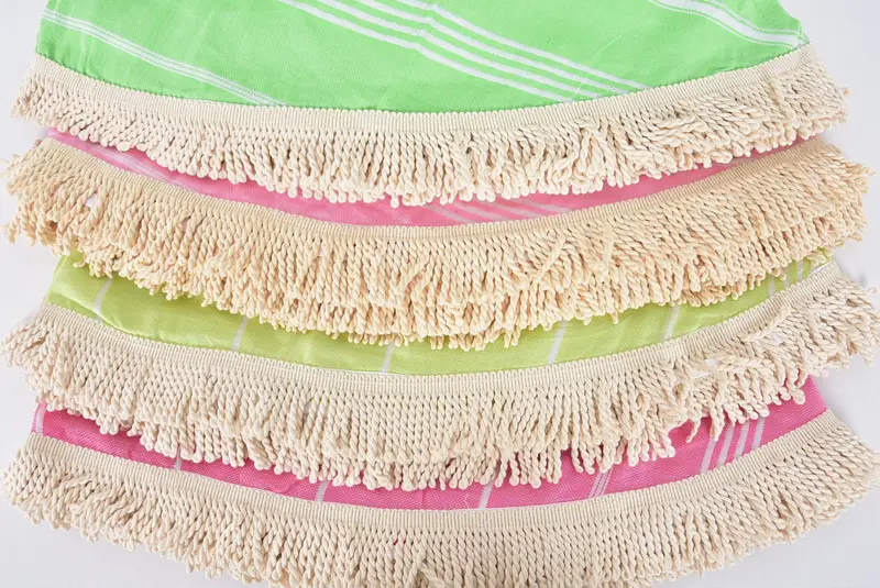 Personalized Gifts, Organic Turkish towel, Best Friend Gift, Turkish beach towel with fringe, Wedding Shower Gift, Family Gift Basket, Guest Towel - 5