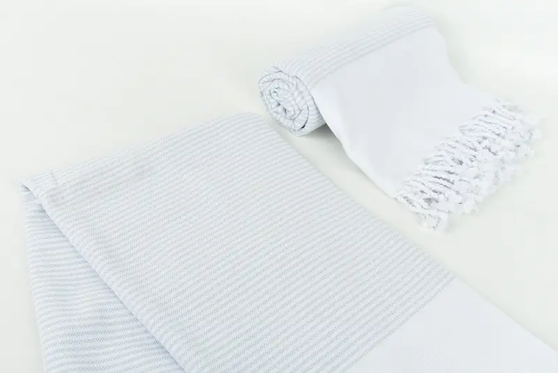 70x40 Cotton Striped Towel, Gift For Wedding Day, Wedding Day Gift For Bride, Bachelorette Party Gifts, Yoga Towel, Turkish bath towel, Gift For Her - 7