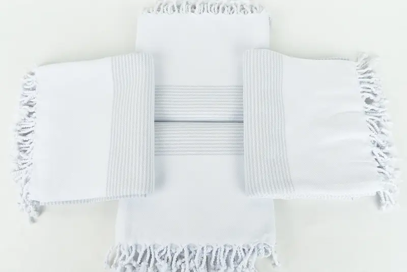 70x40 Cotton Striped Towel, Gift For Wedding Day, Wedding Day Gift For Bride, Bachelorette Party Gifts, Yoga Towel, Turkish bath towel, Gift For Her - 6