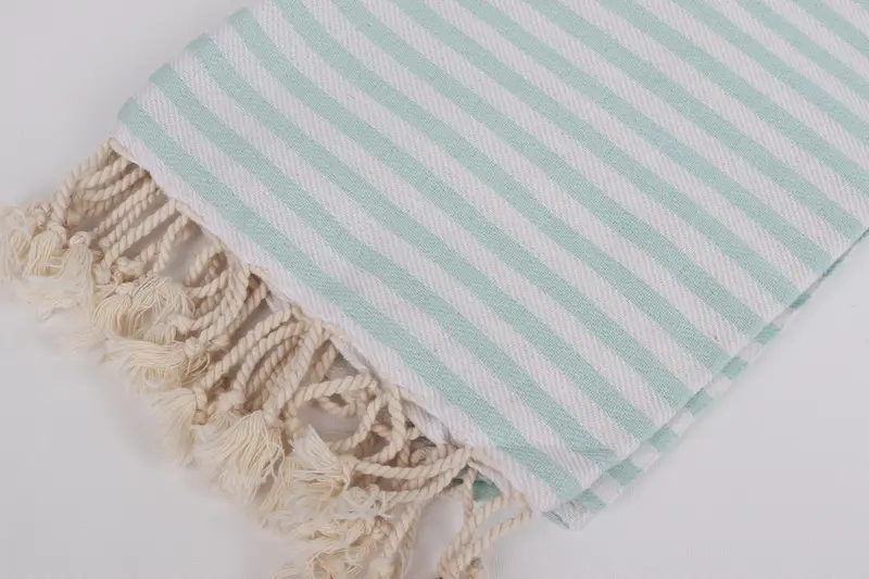 Turkish towel, 70x40 Cotton Striped Towel, Housewarming Gift, Lightweight Turkish towel for beach, Bachelorette Party Gifts, Bridal Shower Gifts - 7