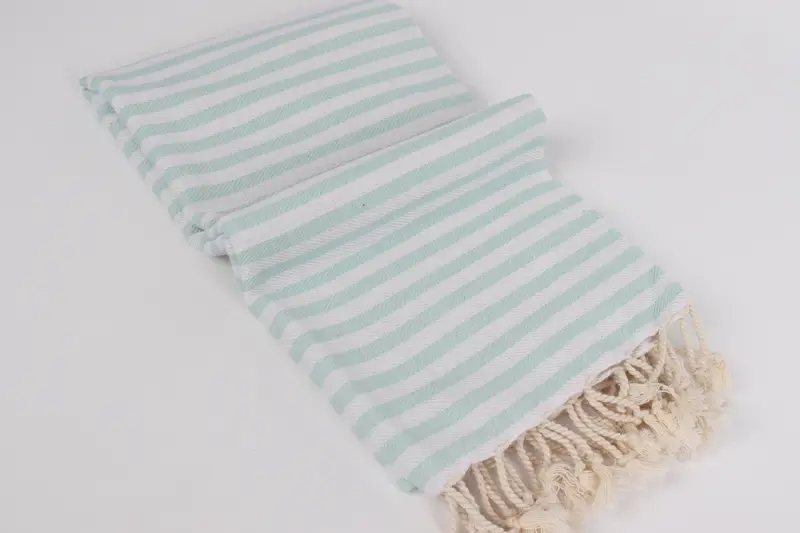 Turkish towel, 70x40 Cotton Striped Towel, Housewarming Gift, Lightweight Turkish towel for beach, Bachelorette Party Gifts, Bridal Shower Gifts - 6