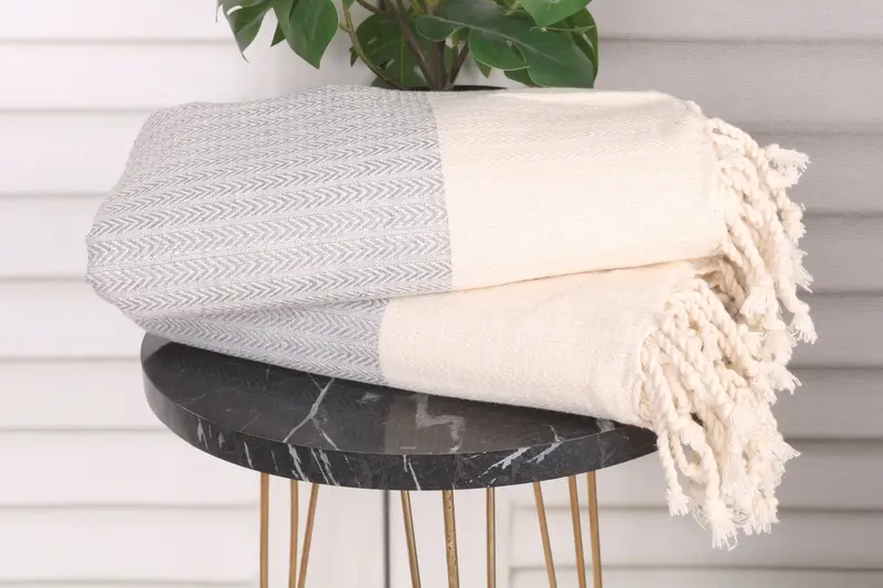 Birthday Gift, Monogram Turkish Towel, Organic Towel, Monogram Beach Towel, 68x36 Cotton Palm Design Towel, Bachelorette Party Gifts Bridesmaids - 3