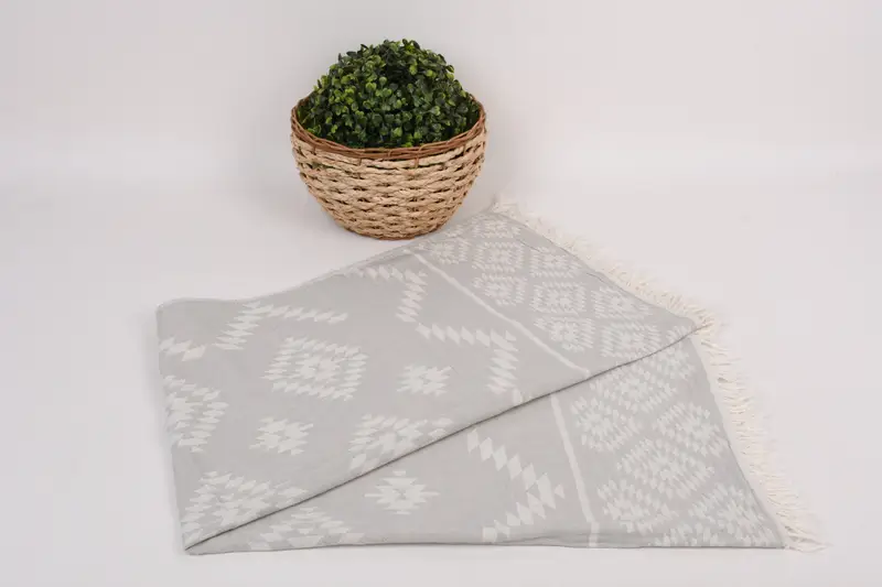 Hochzeitsgeschenk, monogramm türkisches Badetuch, kleine Badetücher, bester Freund Geschenk, monogrammiertes Handtuch, türkisches Handtuch, 40x18 Baumwollkilim Handtuch - 4