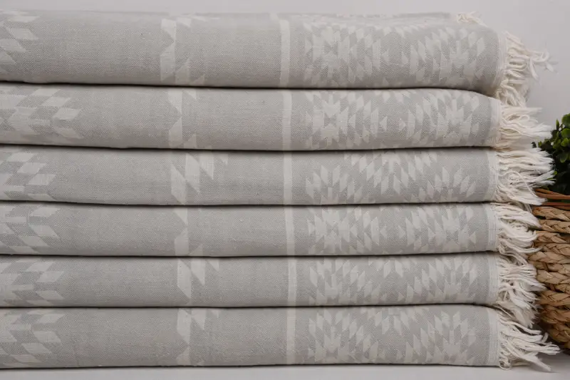 Hochzeitsgeschenk, monogramm türkisches Badetuch, kleine Badetücher, bester Freund Geschenk, monogrammiertes Handtuch, türkisches Handtuch, 40x18 Baumwollkilim Handtuch - 2