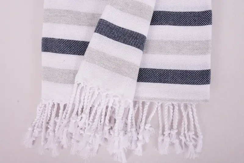 Bachelorette Party Gifts, Sand-free towel, Quick-Dry Beach Towel, Personalized Gift For Him, 70x40 Cotton Striped Towel, Wedding Gifts Towel - 6