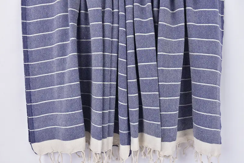 Holiday Towel, Custom Wedding Gifts, 70x40 Cotton Herringbone Towel, Handwoven Turkish Towel, Turkish Towel Beach, Bath towel, Merry Christmas Gifts - 8