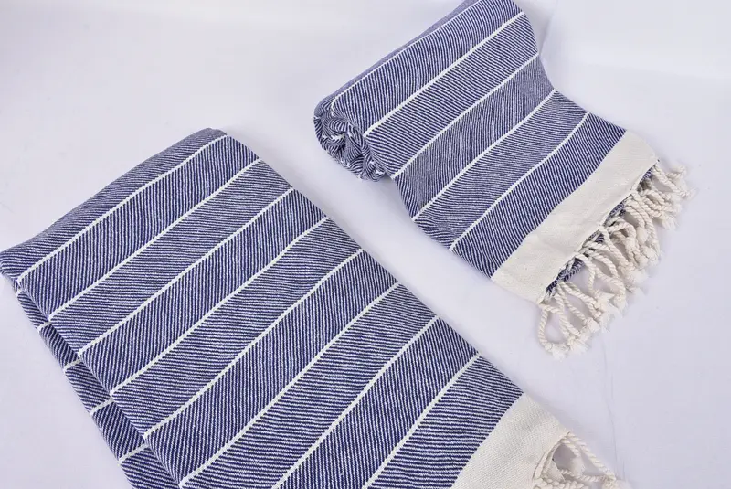 Holiday Towel, Custom Wedding Gifts, 70x40 Cotton Herringbone Towel, Handwoven Turkish Towel, Turkish Towel Beach, Bath towel, Merry Christmas Gifts - 7