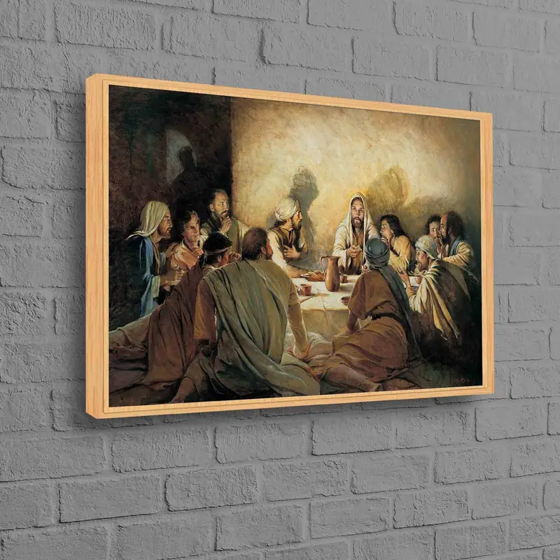 Sacred Canvas: Jesus Christ at the Last Supper Print