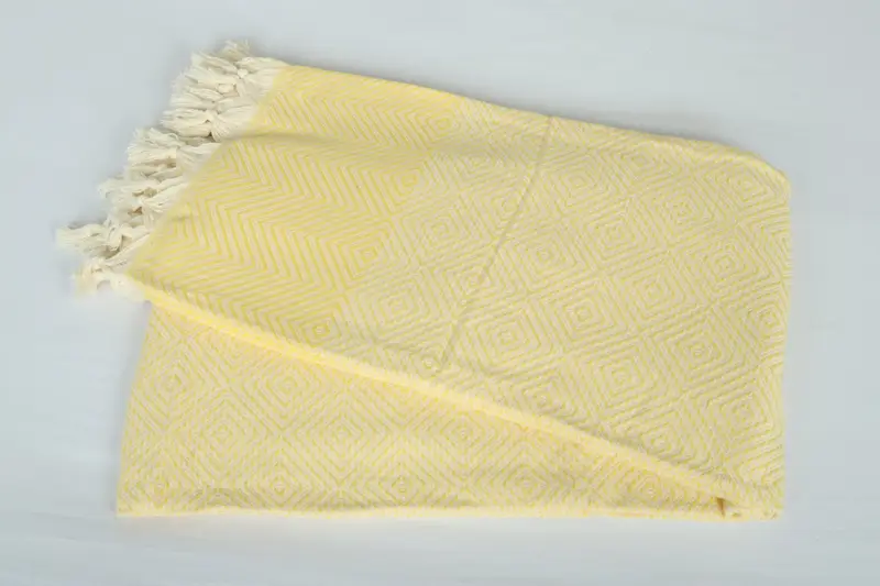 92x80 Cotton Diamond Towel, Customized Turkish Blanket, Bridal Shower Gift, Best Wedding Gift, Monogram Blanket, Baby Boy Gift, Boho Throw Blankets - 6