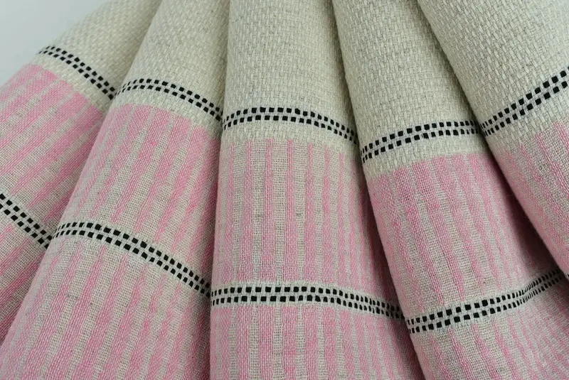Bachelorette Party Items, 70x40 Linen Striped Towel, Best Friend Christmas Gift, Wedding Gift, Summer Gift Ideas, Organic towel, Best Friend Gift - 5