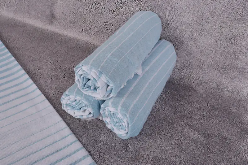 Wedding For Favor, Gift For Him, 70x40 Cotton Striped Towel, Girls Weekend Getaways Ideas, Turkish beach towel, Travel Towel, Quick-Dry Beach Towel - 8