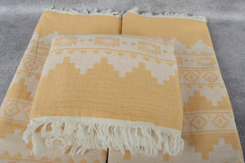 Shower Curtain, 86x56 Cotton Kilim Towel, Monogram Blanket, Personalised Gift, Turkish Towel Beach Blanket, Bachelorette Gifts, Custom Blanket - 4