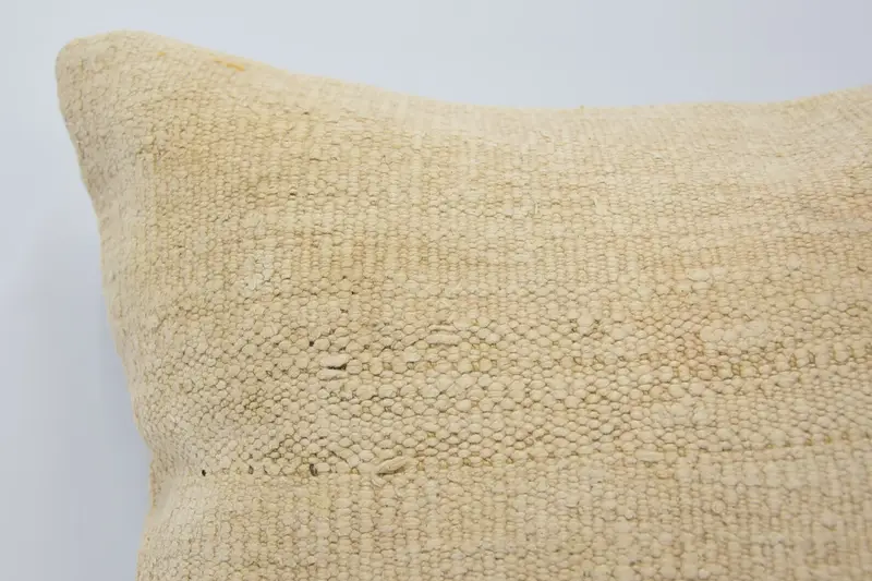 Gift Pillow, Cushion Case, Turkish Rugs Pillow Case, Oriental Pillow Sham, Kilim Pillow, 18x18 Beige Pillow Cover, Pillow for Couch - 2
