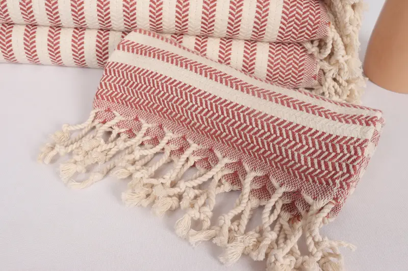 Turkish Tea Towel, Bachelor Towel, Gift For Wedding Day, 40x18 Cotton Chevron Towel, Monogram Hand Towel, Turkish Hand Towel, Gift For Coworker - 4
