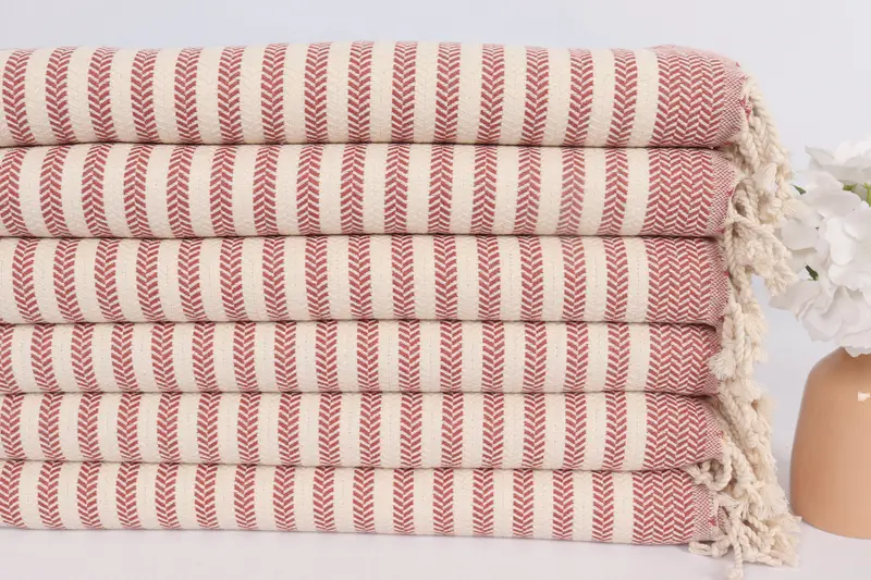 Turkish Tea Towel, Bachelor Towel, Gift For Wedding Day, 40x18 Cotton Chevron Towel, Monogram Hand Towel, Turkish Hand Towel, Gift For Coworker - 3