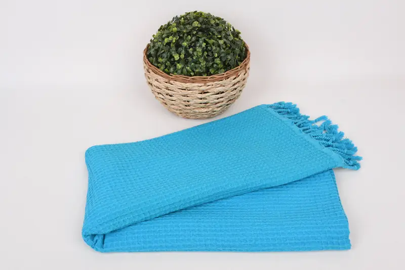 Custom Towel, Monogram Turkish Towel, Bachelorette Party Favors, Wedding Gift Ideas, Handwoven Turkish bath towel, 68x36 Cotton Waffle Towel - 4