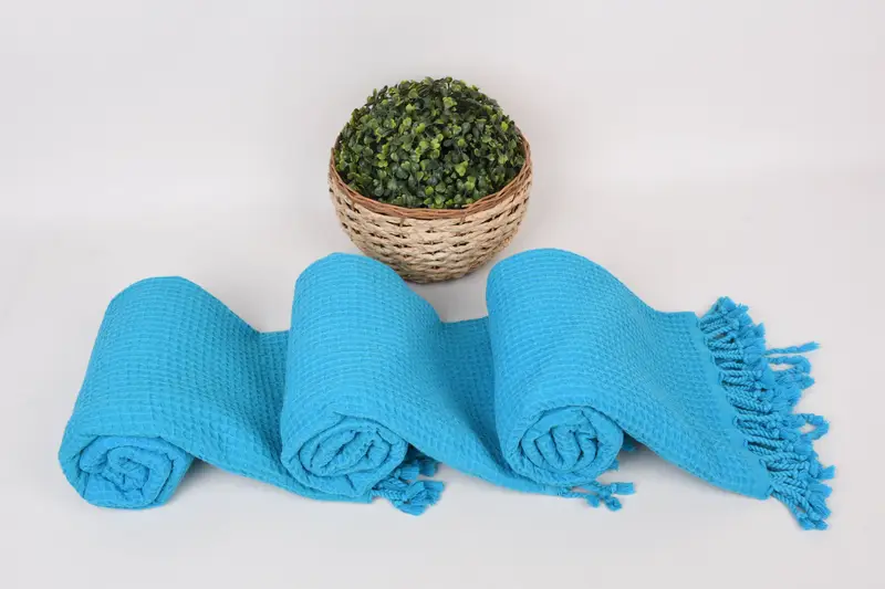 Custom Towel, Monogram Turkish Towel, Bachelorette Party Favors, Wedding Gift Ideas, Handwoven Turkish bath towel, 68x36 Cotton Waffle Towel - 8