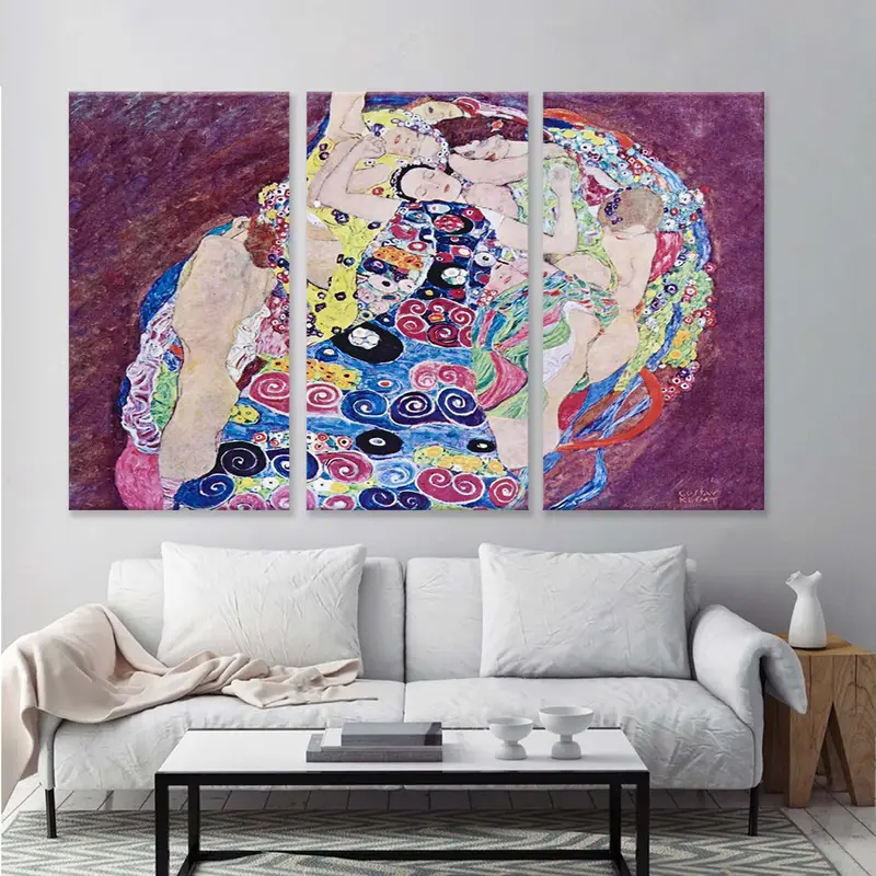 Gustav Klimt, The Virgin, Abstract Art, Canvas Print, Canvas Art, Canvas Wall Art, Large Wall Art, The Virgins Art, Reproduction Canvas, - 2