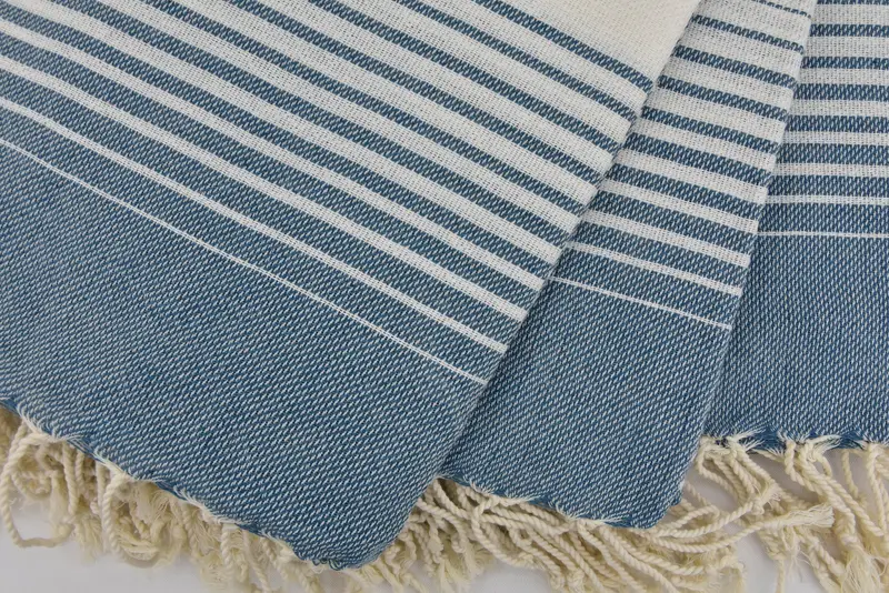 Custom monogram Turkish beach towel USA, Gifts For Him, Large Turkish Towel, Home Gift, Peshtemal Towel, 68x40 Cotton Striped Towel, Monogram Towels - 3
