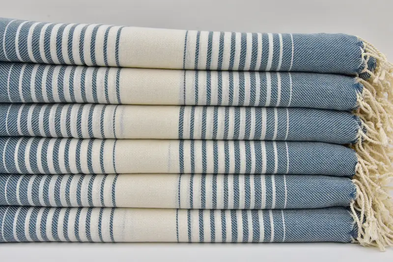 Custom monogram Turkish beach towel USA, Gifts For Him, Large Turkish Towel, Home Gift, Peshtemal Towel, 68x40 Cotton Striped Towel, Monogram Towels - 1