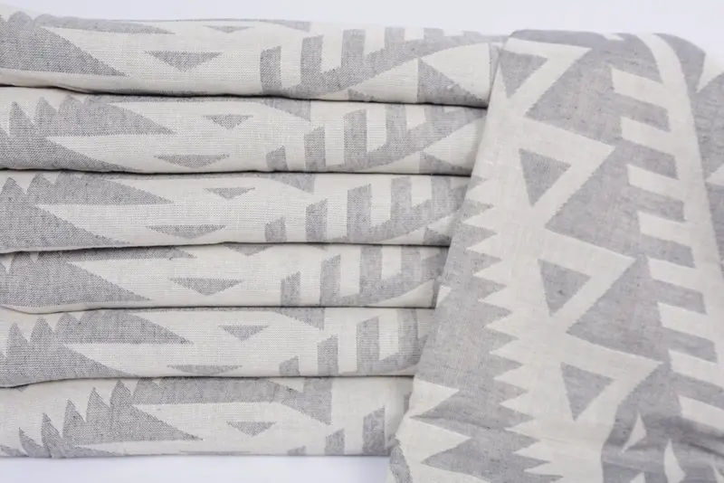 Turkish Towel USA, Bachelorette Favors Beach, Bridesmaid Favors, 76x40 Cotton Geometric Towel, Best Friend Gift, Personalized Wedding Gift - 3