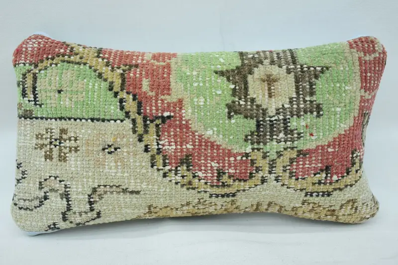 Interior Designer Pillow, Authentic Cushion, Pillow Case, 8x16 Beige Cushion Cover, Kilim Pillow, Pattern Throw Pillow Case, Kilim Pillow Cover - 4