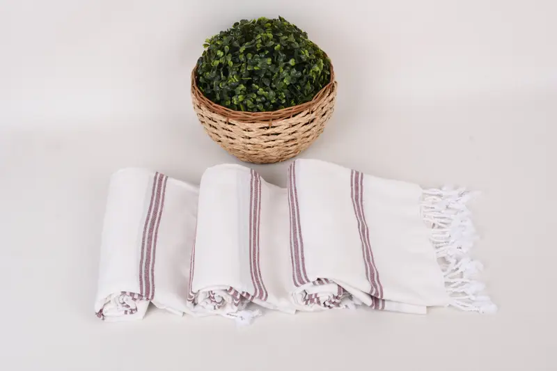 Bulk Order Towel, Organic towel, Embroidered Towel, Bridesmaid Gift, 70x40 Cotton Striped Towel, Organic Cotton Towel, Spa Towel, Customized Towels - 8