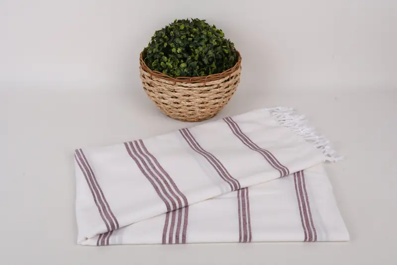 Bulk Order Towel, Organic towel, Embroidered Towel, Bridesmaid Gift, 70x40 Cotton Striped Towel, Organic Cotton Towel, Spa Towel, Customized Towels - 4