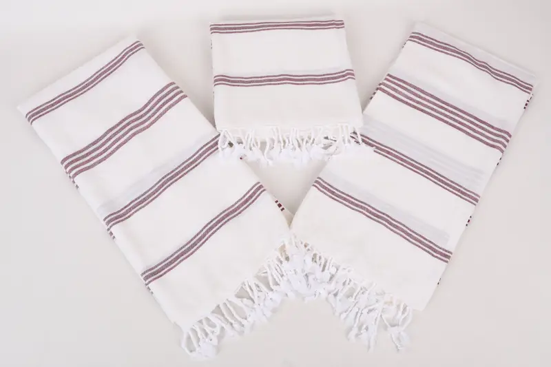 Bulk Order Towel, Organic towel, Embroidered Towel, Bridesmaid Gift, 70x40 Cotton Striped Towel, Organic Cotton Towel, Spa Towel, Customized Towels - 6